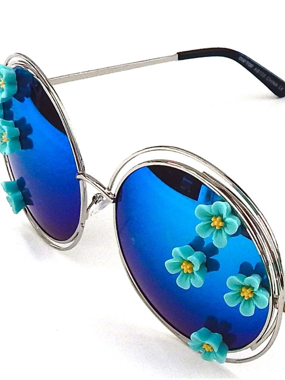 GASOLINE GLAMOUR SUMMER OF LOVE MORNING GLORY BLUE JOPLIN GLASSES 🐦🦋🩵